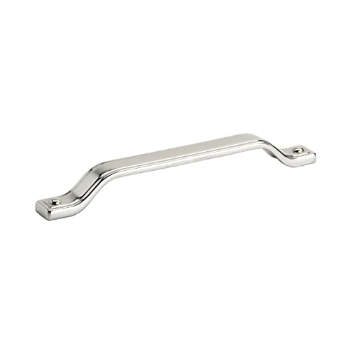 Amerock Amerock Jolene Polished Nickel Kitchen Cabinet Pull - 7-9/16 in Center-to-Center | Stylish Furniture Hardware