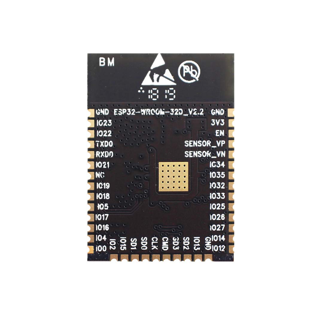 Lubeby Smart ESP32 WROOM 32E Wi-Fi BT BLE MCU Module 4MB 8MB 16MB with PCB Antenna ESP32E - View 3 of 4