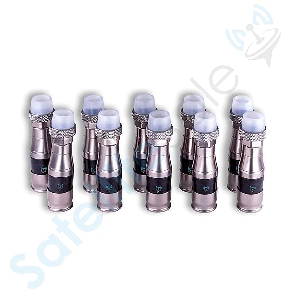 SatelliteSale SatelliteSale Weather-Seal F-Type Connectors for RG-11 Coax Cables - Pack of 10 Indoor/Outdoor Fittings - View 8 of 8