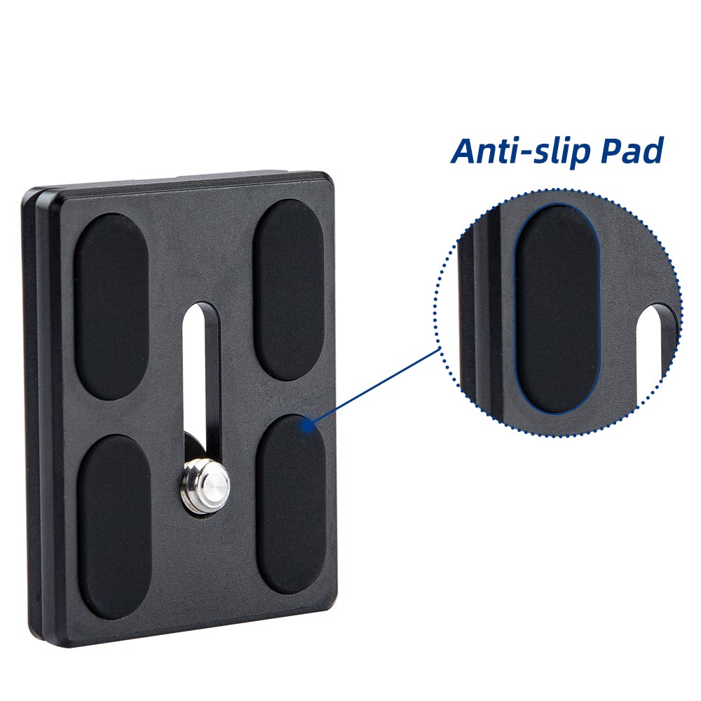 Fotopro 50mm Arca Swiss Quick Release Plate for DSLR Camera Tripod with 1/4 Inch Screw Universal Compatibility - View 3 of 6