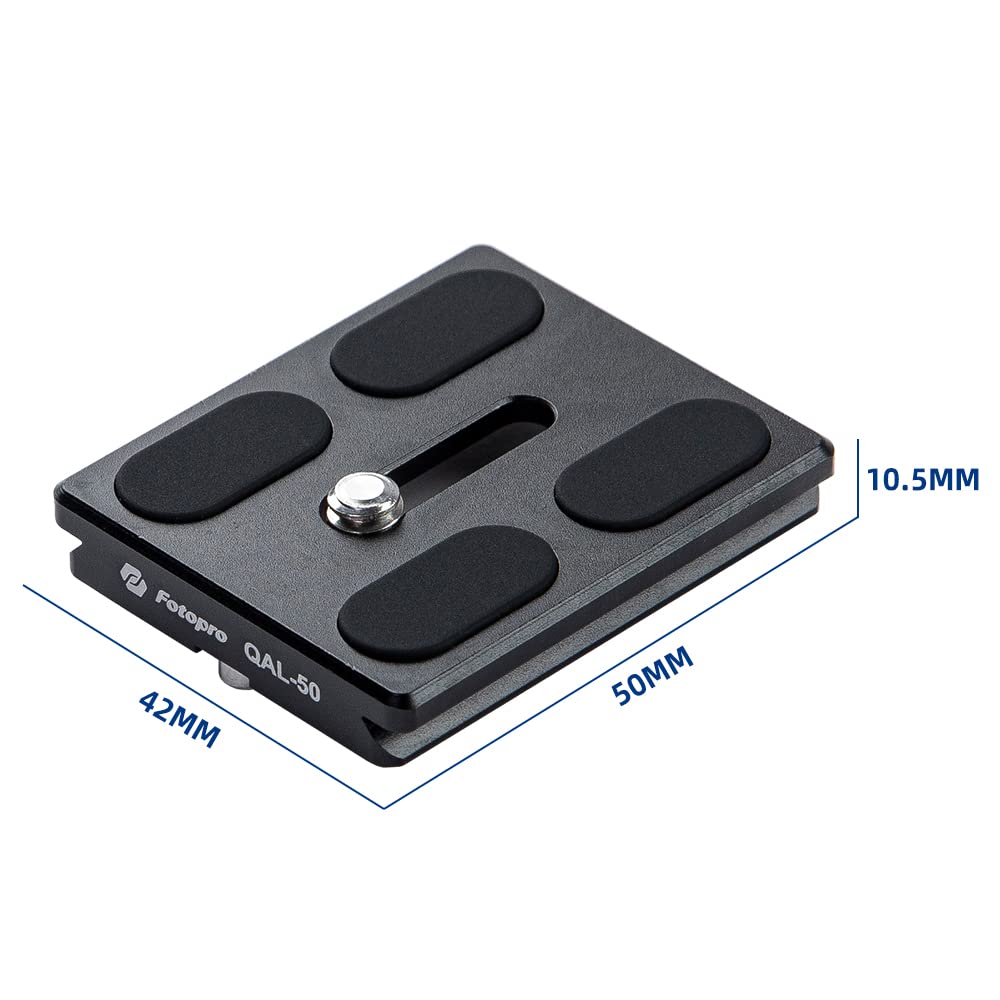 Fotopro 50mm Arca Swiss Quick Release Plate for DSLR Camera Tripod with 1/4 Inch Screw Universal Compatibility - View 5 of 6