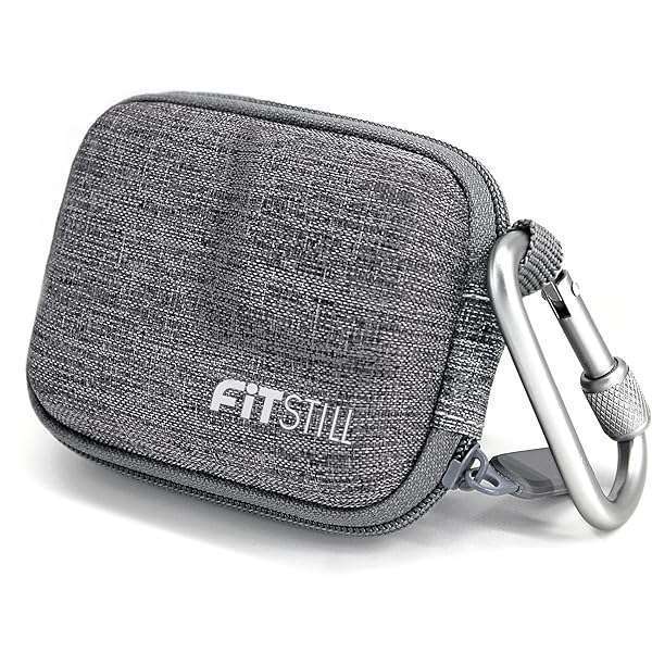 FiTSTILL FiTSTILL Grey Weaving Mini Carrying Case for GoPro & Action Cameras - Hard Shell Travel Storage