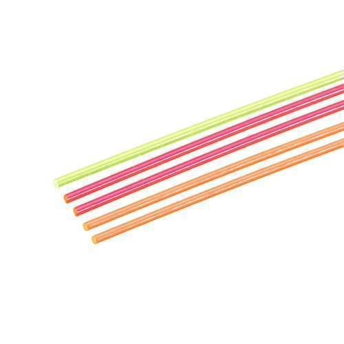 MECCANIXITY MECCANIXITY 1mmx20cm Fiber Optic Rods Set of 5 - Red, Green, Orange PMMA for Sight Filament