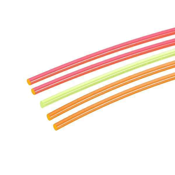 MECCANIXITY MECCANIXITY PMMA Fiber Optic Rods 1.5mmx20cm - Red, Green, Orange Set of 5 for Enhanced Sight Filament