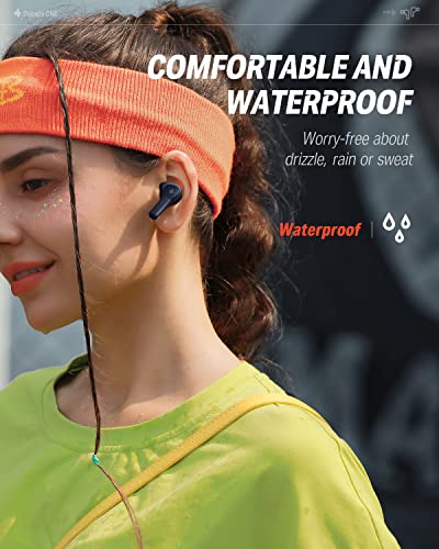 Donner Donner Wireless Earbuds: Noise Cancelling Bluetooth 5.2, 32H Playtime, Custom EQ & Fast Charging - Dobuds ONE in Blue - View 9 of 11