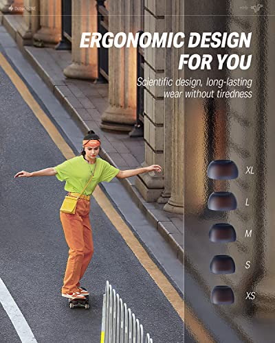 Donner Donner Wireless Earbuds: Noise Cancelling Bluetooth 5.2, 32H Playtime, Custom EQ & Fast Charging - Dobuds ONE in Blue - View 10 of 11