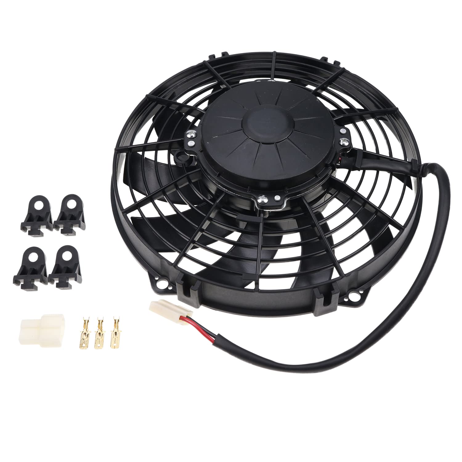 YQABLE YQABLE 12V 225MM Fan Replacement for Thermo King V Series C090 ES100 ES200 VA07-AP12 C-31A Model 78-1181 781181 - View 3 of 7