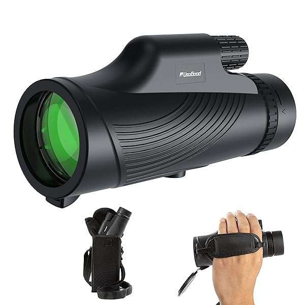 usogood Usogood 10x42 Monocular Telescope: Compact, Waterproof & Lightweight for Bird Watching - Perfect for Adults!