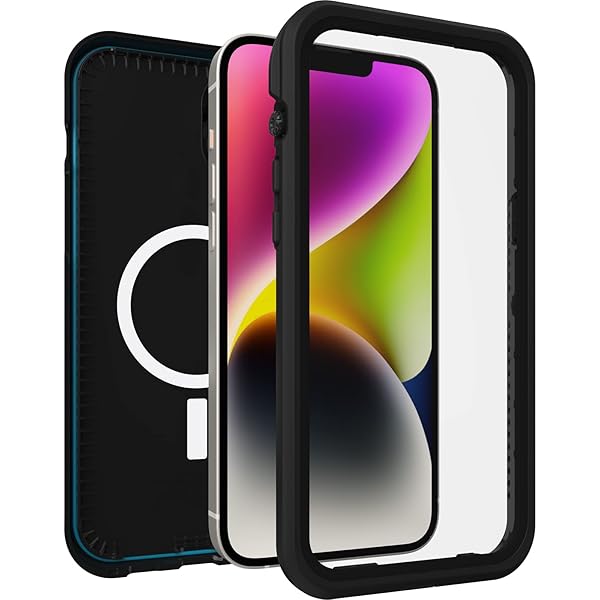 OtterBox OtterBox Fre Case for iPhone 14 Plus Waterproof Shockproof Slim Design with Built in Screen Protector Military Standard Black - View 5 of 7