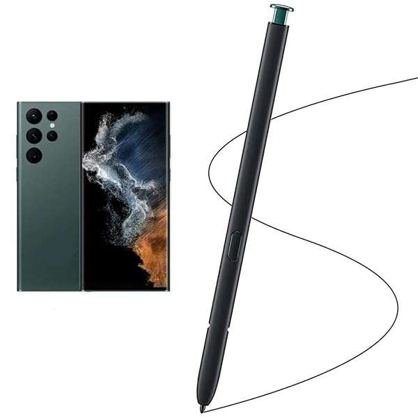 Galaxy S22 Ultra S Pen Replacement - Green Stylus for Samsung Galaxy S22 Ultra 5G (SM-S908U) - No Bluetooth