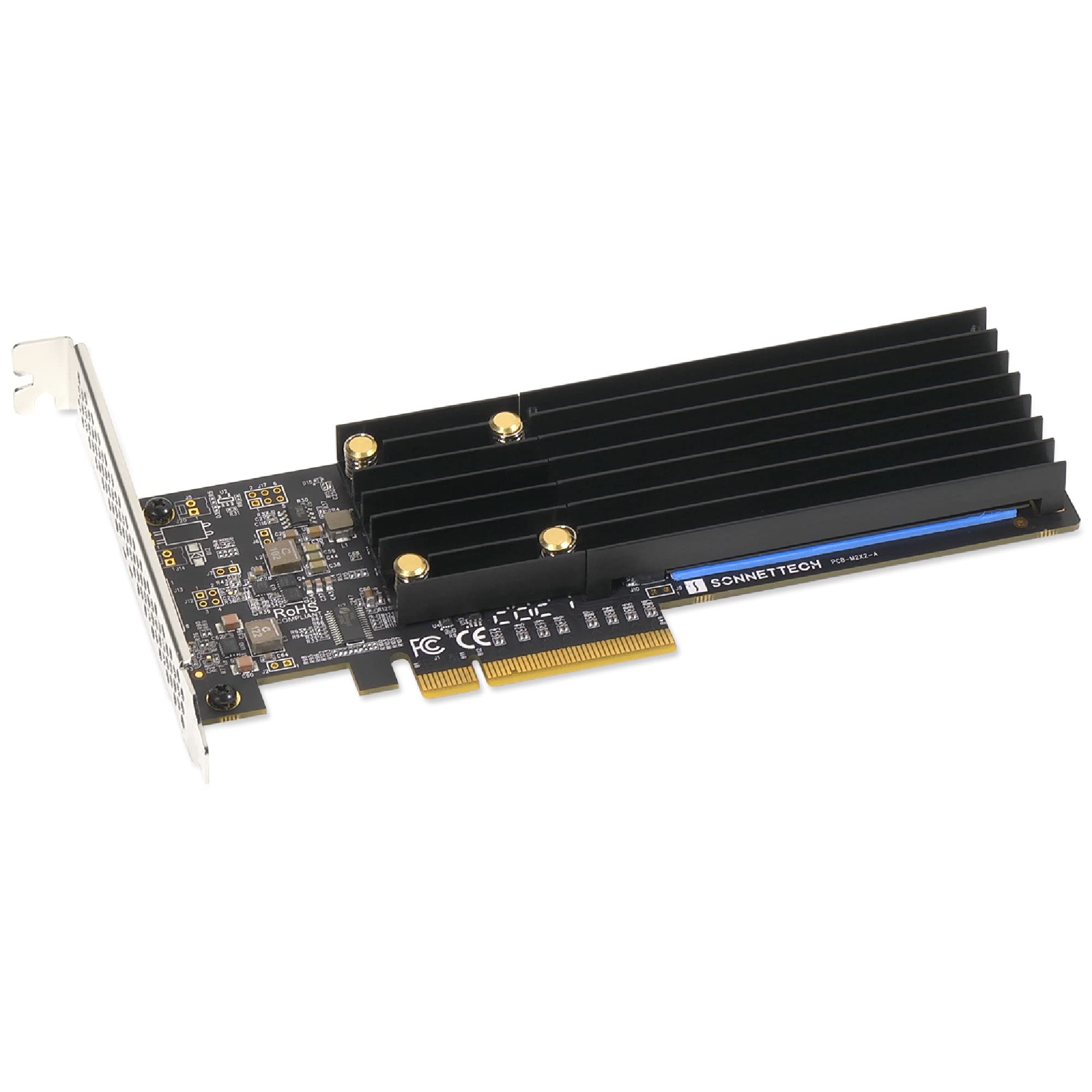 Sonnet M2 2x4 Low Profile PCIe Card for High Speed Storage Expansion