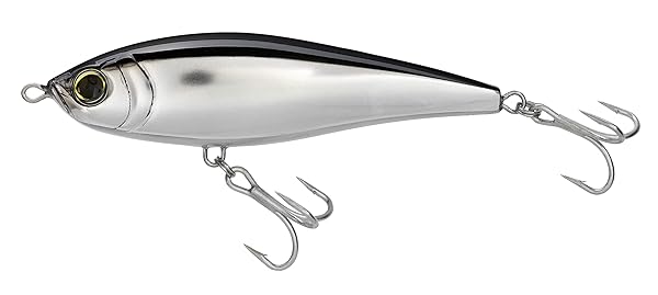 Duel "Yo-Zuri R1432-CSBL Hydro Twitchbait 150mm (6") - Silver Black Fishing Lure for Ultimate Performance"