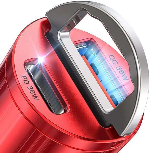 AINOPE AINOPE USB C Car Charger: Fast Charging for iPhone 15/14 Pro Max & Samsung Smartphones