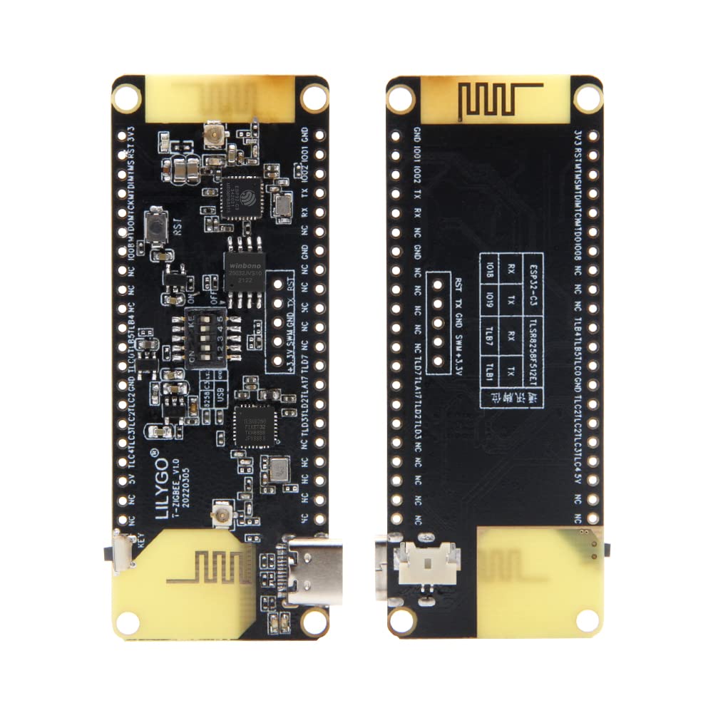LILYGO T-Zigbee Dual MCU Development Board ESP32-C3 TLSR8258 Ultra Low Power IoT WiFi BLE Smart Control Module T U2T Kit - View 5 of 8