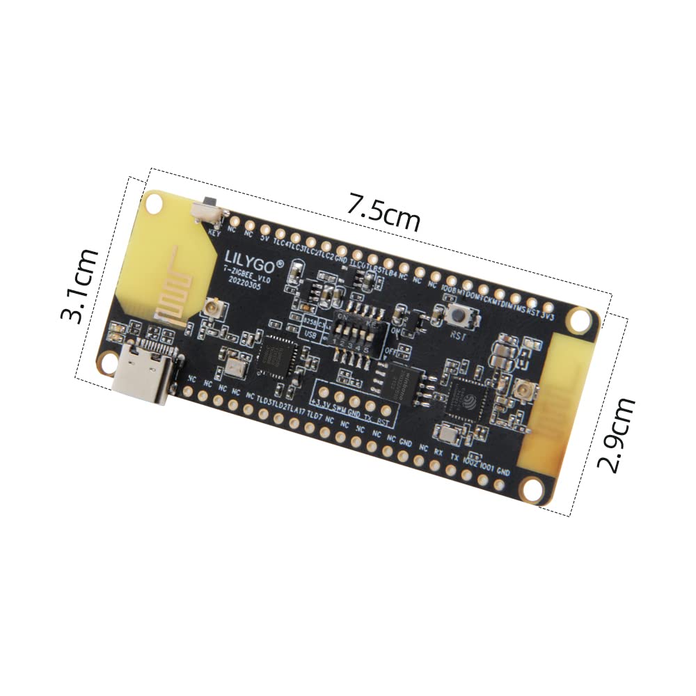 LILYGO T-Zigbee Dual MCU Development Board ESP32-C3 TLSR8258 Ultra Low Power IoT WiFi BLE Smart Control Module T U2T Kit - View 6 of 8