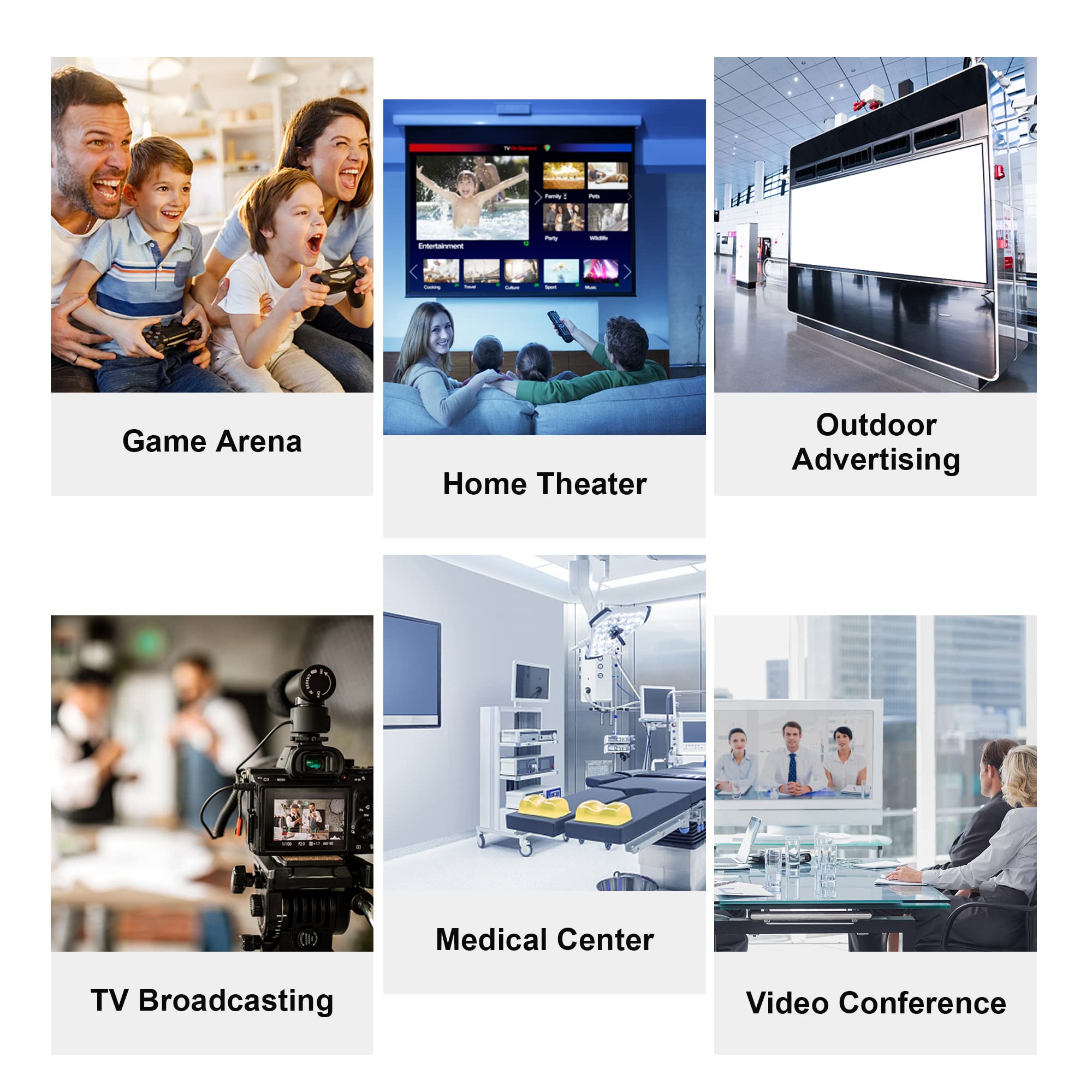 ecjtu 8K Fiber Optic HDMI 2.1 Cable 130 Feet 8K60Hz 4K120Hz 48Gbps Ultra High Speed for TV Gaming Console and PC - View 6 of 6