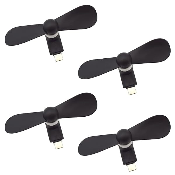 ULBTER USB C Mini Phone Fan for Samsung Galaxy, OnePlus & Google Pixel - Cool Your Device Anywhere!