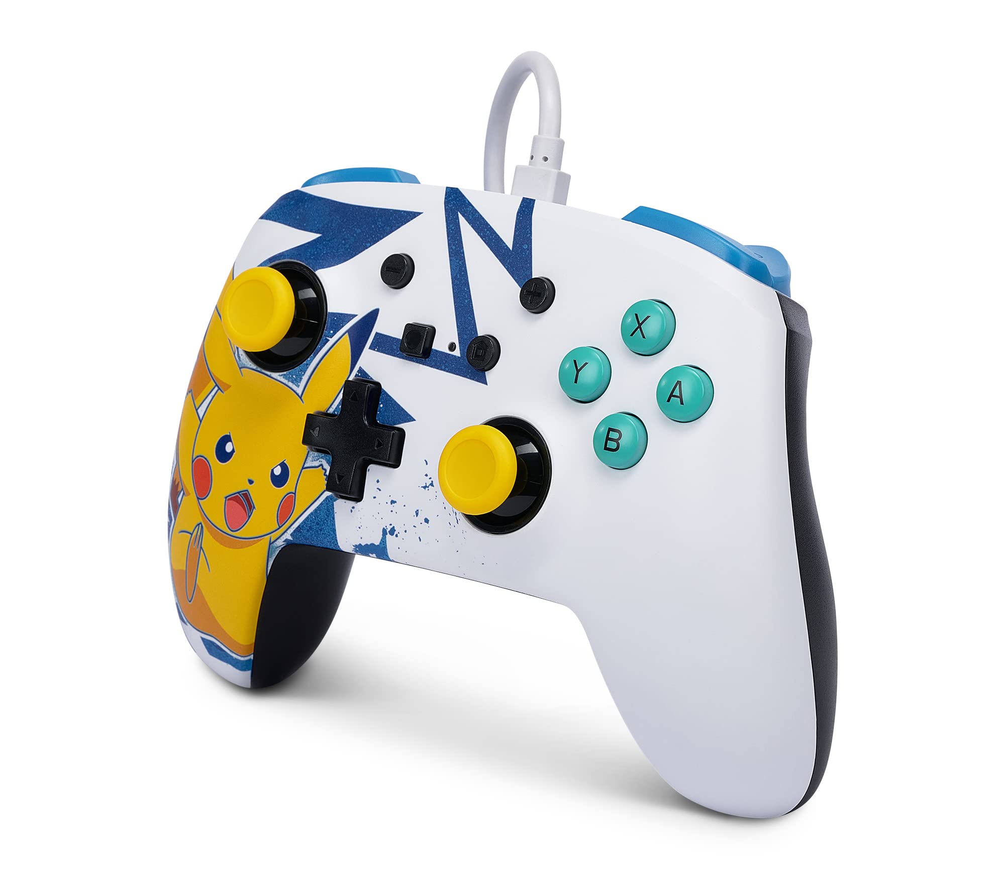 PowerA Enhanced Wired Controller for Nintendo Switch Pikachu High Voltage Gaming Accessory - View 5 of 9