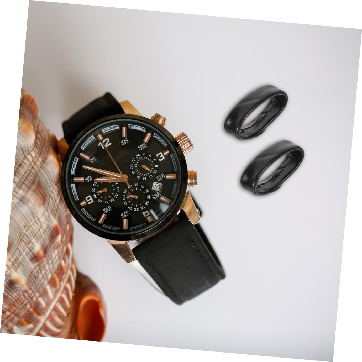 ULTECHNOVO Leather Watch Band Replacement Loop Holder 6pcs 18mm 20mm 22mm Strap Keeper Fastener Supplies - View 6 of 9