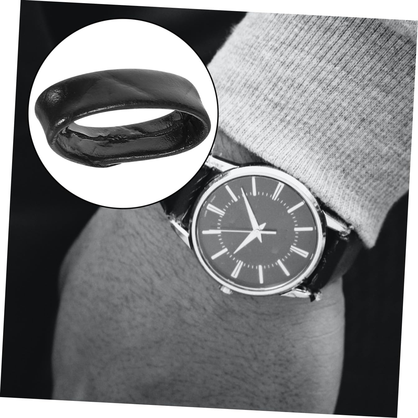 ULTECHNOVO Leather Watch Band Replacement Loop Holder 6pcs 18mm 20mm 22mm Strap Keeper Fastener Supplies - View 7 of 9