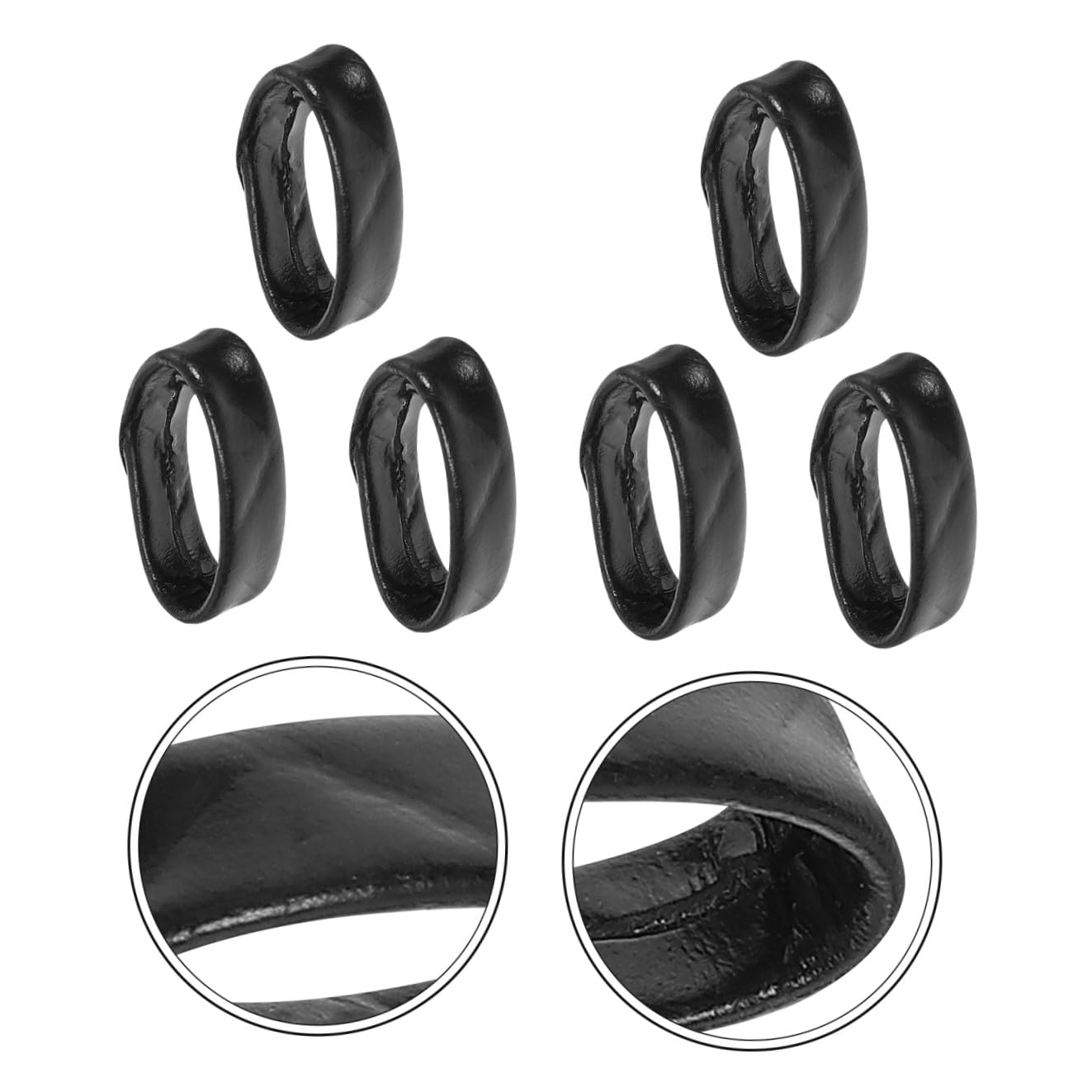 ULTECHNOVO Leather Watch Band Replacement Loop Holder 6pcs 18mm 20mm 22mm Strap Keeper Fastener Supplies - View 9 of 9