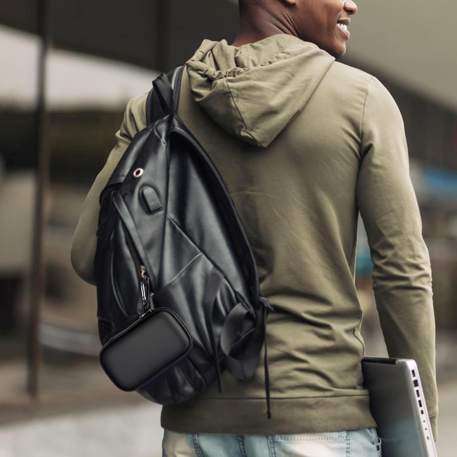 GWCASE Hard Case for SanDisk Extreme PRO 500GB 1TB 2TB 4TB Portable SSD and Crucial X8 Solid State Drive Travel Holder Black - View 7 of 9