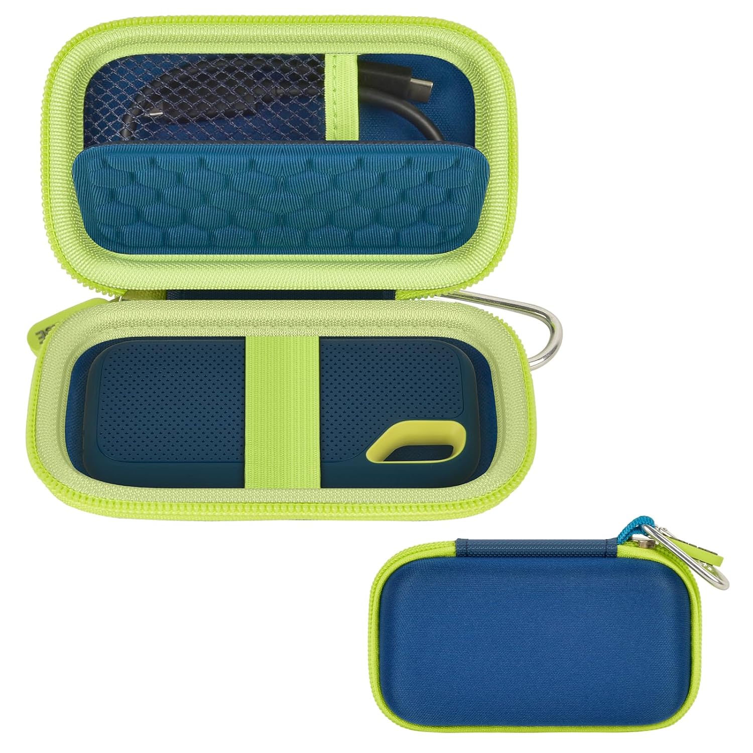 GWCASE Hard Case for SanDisk Extreme PRO 500GB 1TB 2TB 4TB Portable SSD and Crucial X8 Solid State Drive Travel Holder Black - View 8 of 9