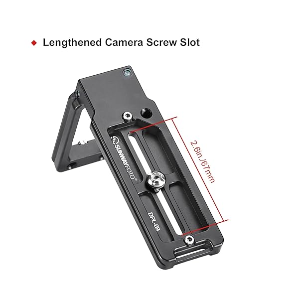 SUNWAYFOTO Buy SUNWAYFOTO DPL-09 L Bracket: Arca Swiss Quick Release Plate for DSLR Cameras - View 5 of 11