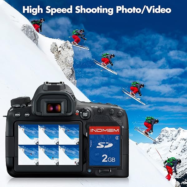 Sinobright INDMEM 5 Pack 2GB Class 4 SD Cards High Speed Flash Memory for Cameras and Devices - View 5 of 9