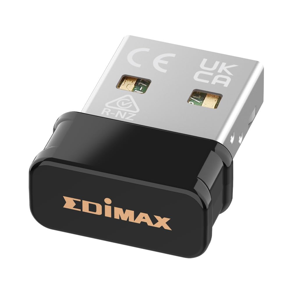 Edimax Edimax 2-in-1 Wi-Fi 4 and Bluetooth v4.2 Adapter N150 Fast Low Energy Combo USB Dongle for PC Windows 10 11 Linux EW-7611ULB V2 - View 2 of 6