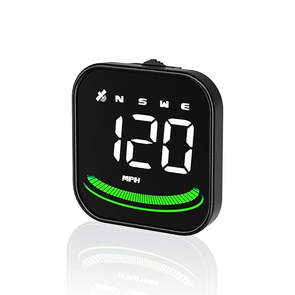 wiiyii Wiiyii GPS Speedometer Universal Heads Up Display Colorful Car HUD for All Vehicles G4