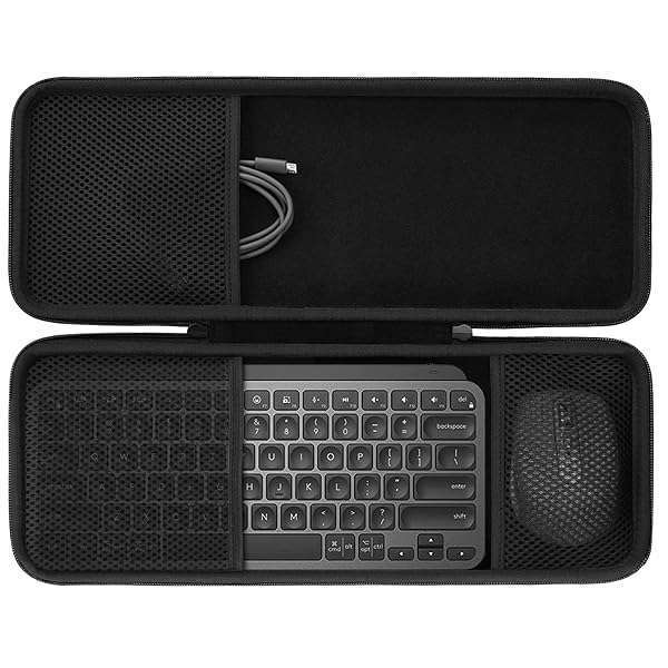 co2CREA Hard Case for Logitech MX Keys Mini & Anywhere 3 Mouse - Ultimate Protection & Style