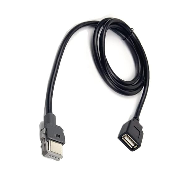 QINGRONG QINGRONG 4Pin Female to USB Female Adapter for Kia Elantra & Hyundai Tucson - Media Central Unit USB Interface - View 6 of 6