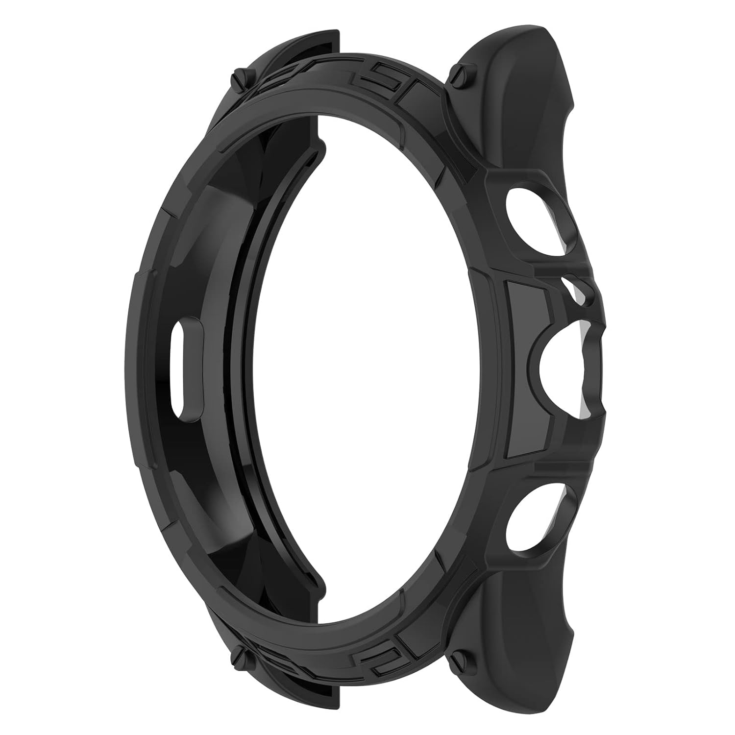 E ECSEM Compatible Fossil Gen 6 42MM 44MM Case Protective Bumper Cover for Smartwatch Accessories Black - View 6 of 8