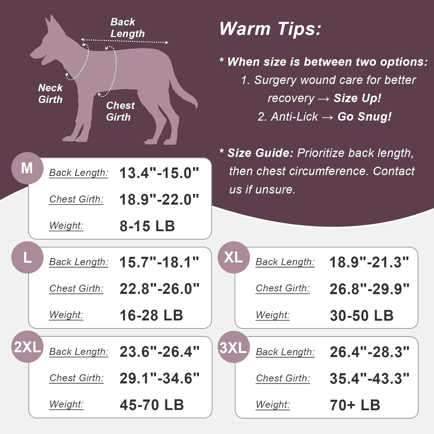 Jiupety Jiupety Adjustable Dog Recovery Suit for Abdominal Wound Surgery 2XL Anti-Licking Bodysuit Pink Leopard Substitute E-Collar - View 6 of 9