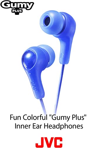 JVC JVC Gumy HAFX7VN Earbud Headphones: Powerful Sound, Comfortable Fit, Silicone Ear Pieces in Violet - View 4 of 7