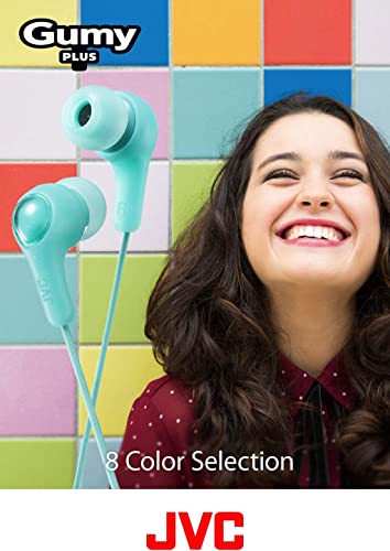 JVC JVC Gumy HAFX7VN Earbud Headphones: Powerful Sound, Comfortable Fit, Silicone Ear Pieces in Violet - View 6 of 7