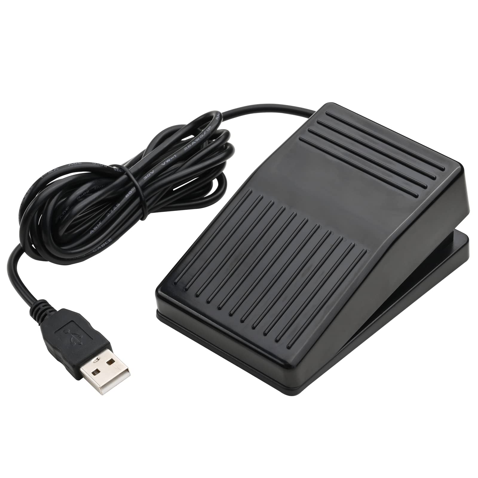 iKKEGOL USB Foot Pedal Programmable Footswitch for Gaming and Transcription One Key Control for Mouse and Keyboard - View 2 of 9