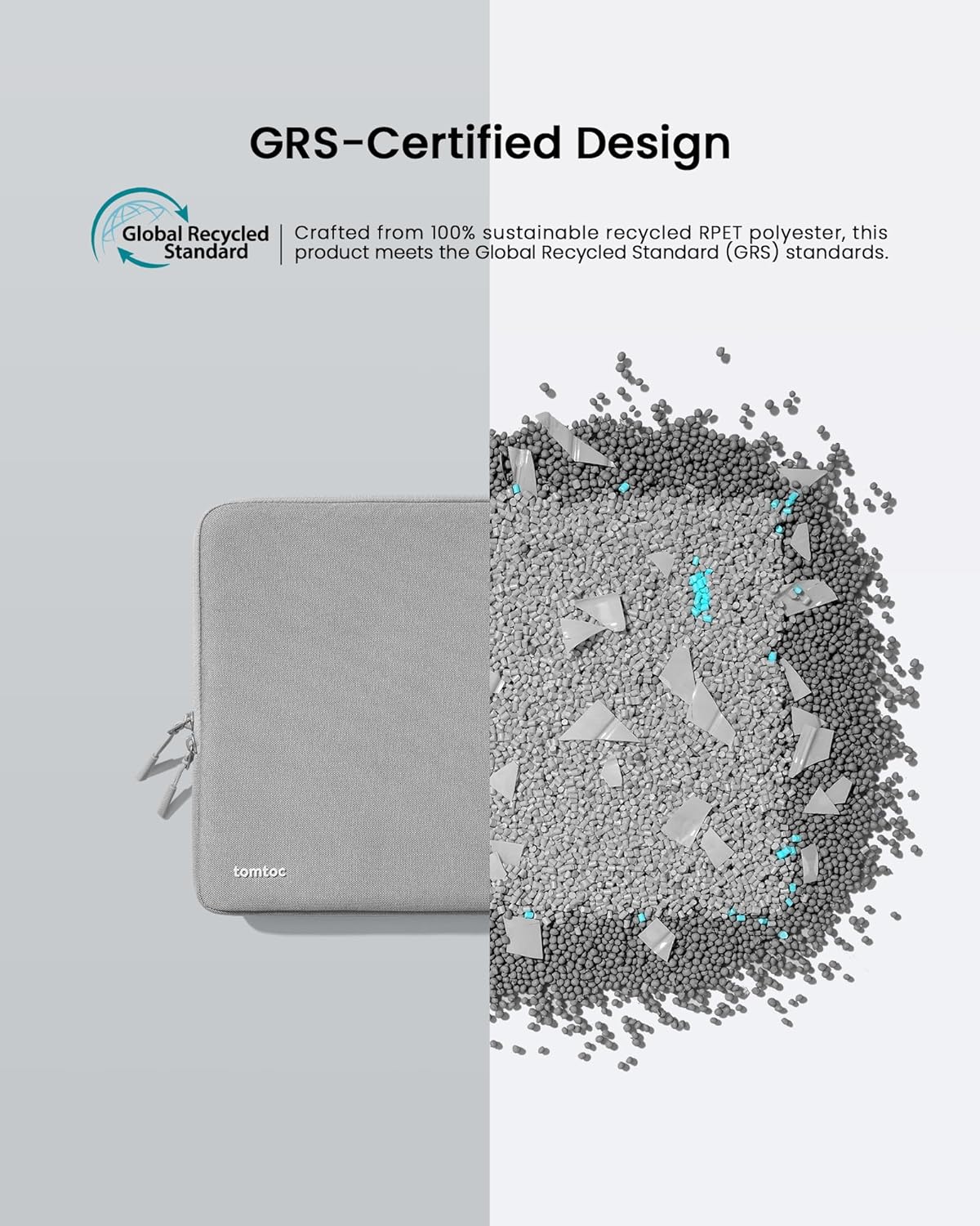 tomtoc tomtoc 360 Protective Laptop Sleeve for 13 inch MacBook Air and Pro Water Resistant Case Bag - View 6 of 9