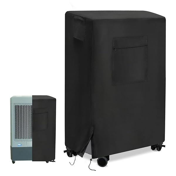 Guisong Guisong Evaporative Cooler Cover for Hessaire MC61V MC61M Portable Swamp Cooler Outdoor Air Conditioner Protection