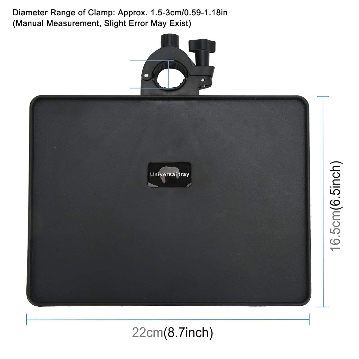 Dilwe Dilwe Heavy Duty Sound Card Tray for Speaker and Microphone Stands Adjustable Easy Installation 6.50in x 8.66in Wide Application - View 4 of 9