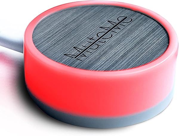MuteMe MuteMe - Illuminated Physical Mute Button for Zoom, Teams, WebEx &amp; More (As Seen on Shark Tank)! Mac/PC Compatible. USB Cord &amp; Adapter Included. Free Software Download Required.