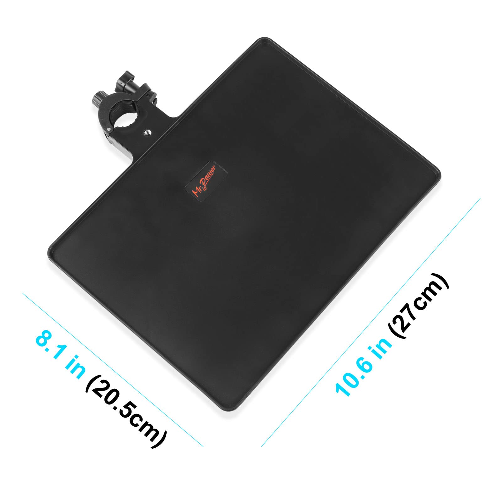 Mr.Power Mr Power Microphone Stand Plastic Tray with Phone Holder Clamp On Rack for Mic Stands Ideal for Stage Live Streaming Concert Karaoke - View 4 of 9