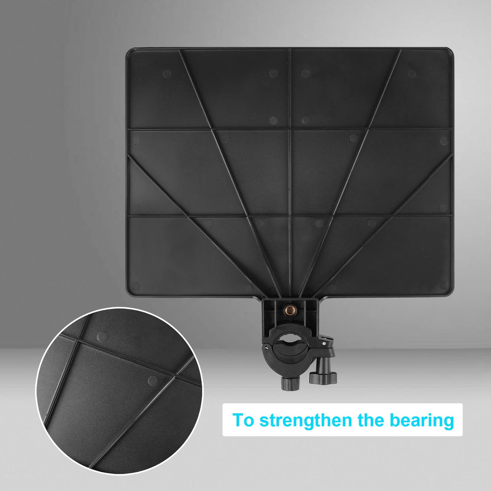 Mr.Power Mr Power Microphone Stand Plastic Tray with Phone Holder Clamp On Rack for Mic Stands Ideal for Stage Live Streaming Concert Karaoke - View 9 of 9