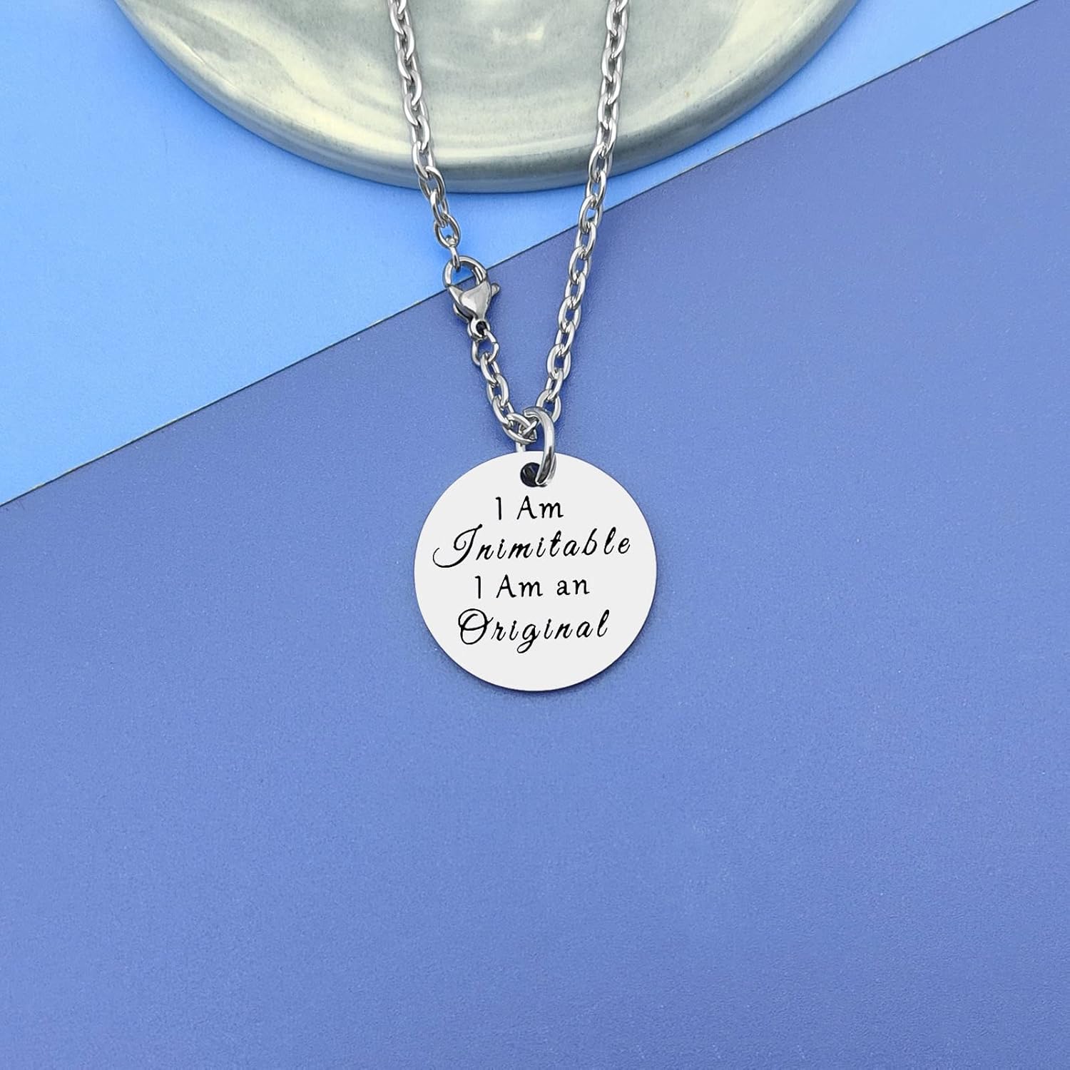 DlaeKua Musical Gifts Necklace Inspirational Jewelry for Him and Her Perfect for Musicians Theatre Fans Birthday and Christmas Gifts - View 2 of 7