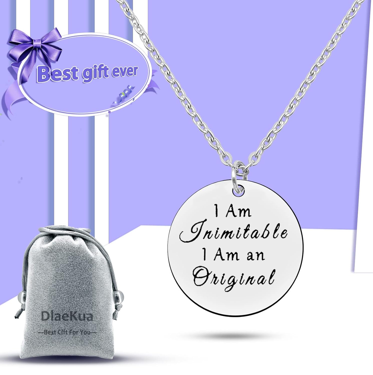 DlaeKua Musical Gifts Necklace Inspirational Jewelry for Him and Her Perfect for Musicians Theatre Fans Birthday and Christmas Gifts - View 7 of 7