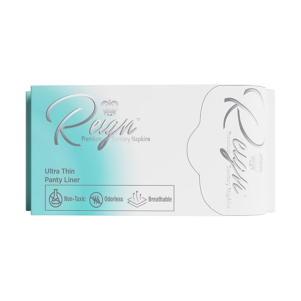 Reign Reign Ultra Thin Panty Liners 30 Count Menstrual Sanitary Napkins for Women Comfortable Period Pads