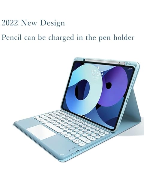 kaitesi Kaitesi iPad Air 11 inch M2 Keyboard Case with Touchpad Detachable Keyboard for iPad Pro 11 inch Salmon Pink Color Cover - View 8 of 9