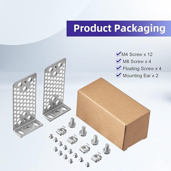 PhyinLan "Universal 19" Rack Mount Kit for Cisco 2960-X, 2960-XR, 3650 & 3850 Switches - Easy Installation" - View 6 of 8