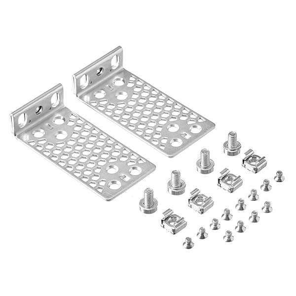 PhyinLan "Universal 19" Rack Mount Kit for Cisco 2960-X, 2960-XR, 3650 & 3850 Switches - Easy Installation"